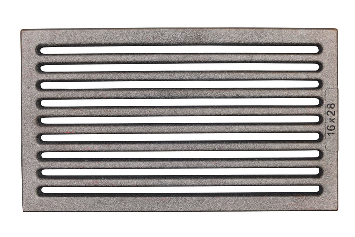 Kaminrost 16 x 28 cm Gussrost Ofenrost Ascherost Feuerrost für Kamin