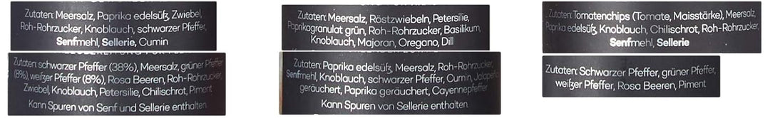 Ankerkraut Grill Set 6 Gewürze, das BBQ Starter-Set für leidenschaftliche Griller und Grillerinnen,
