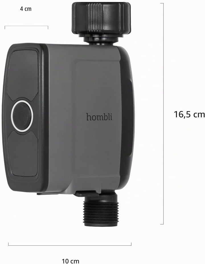 Hombli Smart Bluetooth Wassercontroller für automatische Garten-Bewässerung mit App-Steuerung, Zeitp