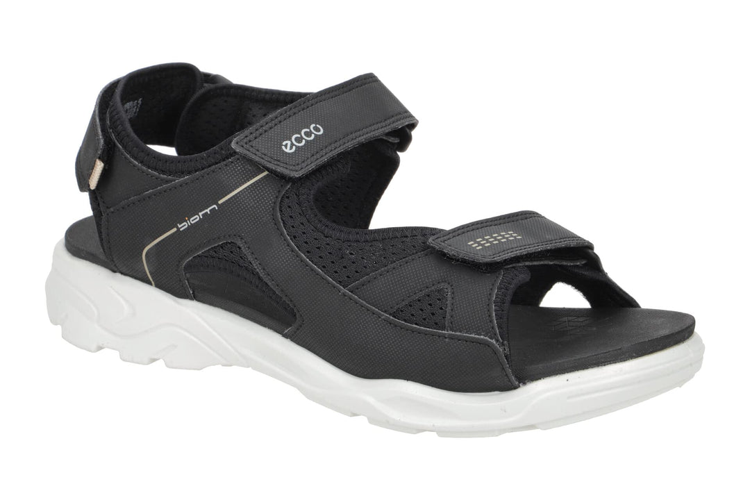 ECCO Jungen Biom Raft Flat Sandal, 25 EU Schwarz