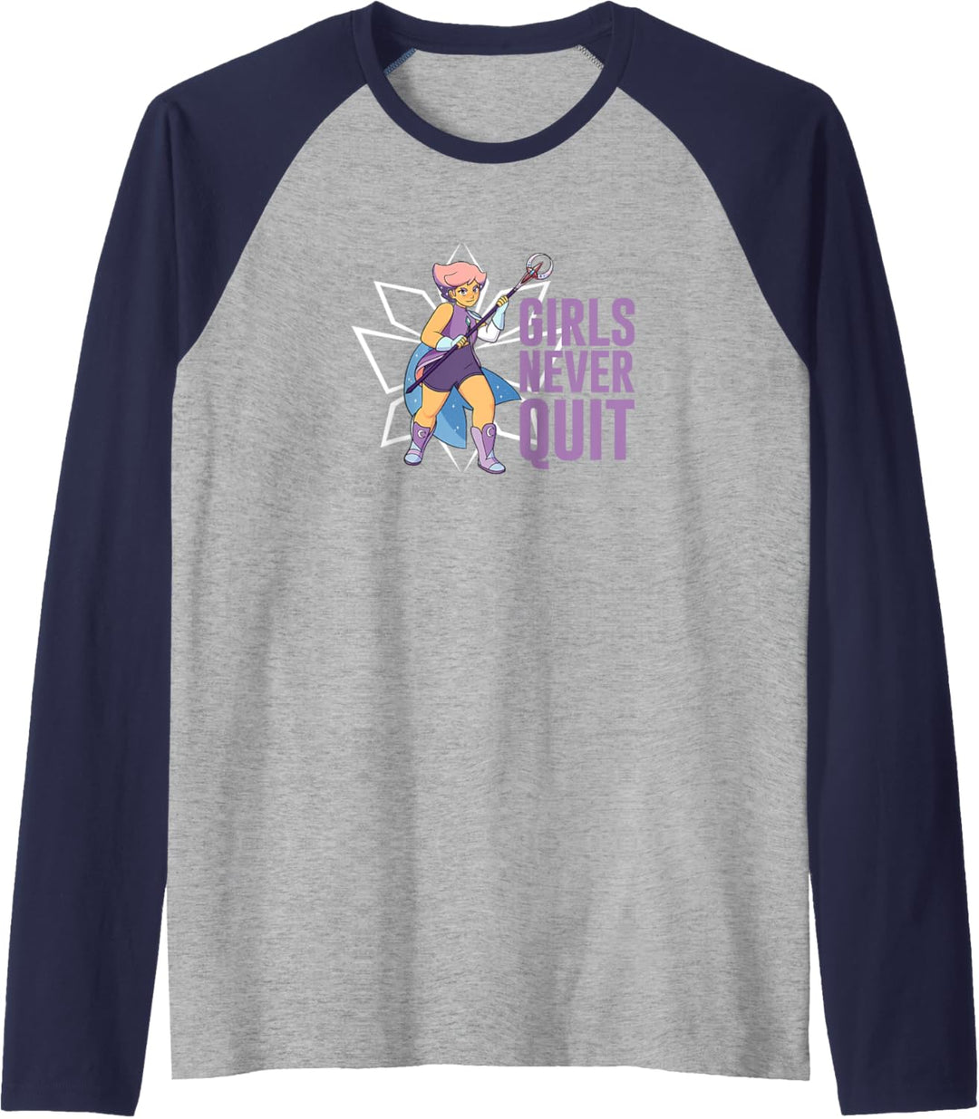 She-Ra Girls Never Quit Raglan