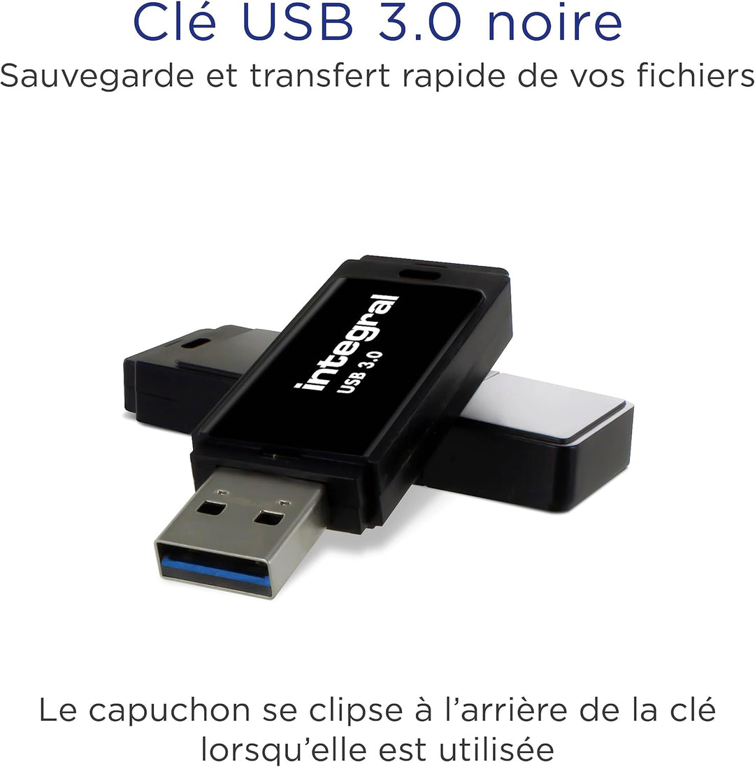 Integral 1TB Schwarzer USB 3.2 Gen 1 Super Speed Schneller Speicher-Flash-Laufwerk USB 3.0 1TB, USB