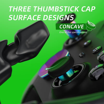 eXtremeRate 13 in 1 Metall Tasten Set für Xbox Elite Series 2 Controller, Megnetic Thumbsticks/D-Pad