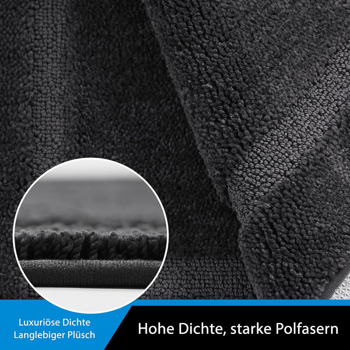 Oiilores Fussmatte 80x120 cm Innen, rutschfeste Schmutzfangmatte, Maschinenwaschbare Sauberlaufmatte