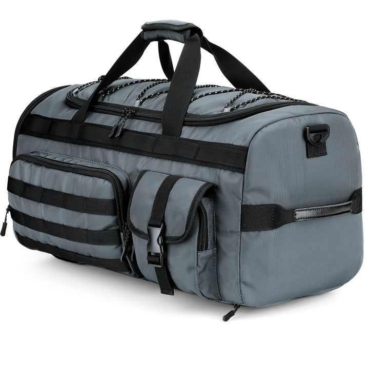 Gonex 45L Sporttasche & Reisetasche Herren, 3-in-1 Tragbar Taktische Trainingstasche mit Schuhfach –