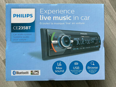 Philips CE235BT Car Radio Bluetooth + EDR - Autoradio, Freisprecheinrichtung, MP3-Player und USB/SDH