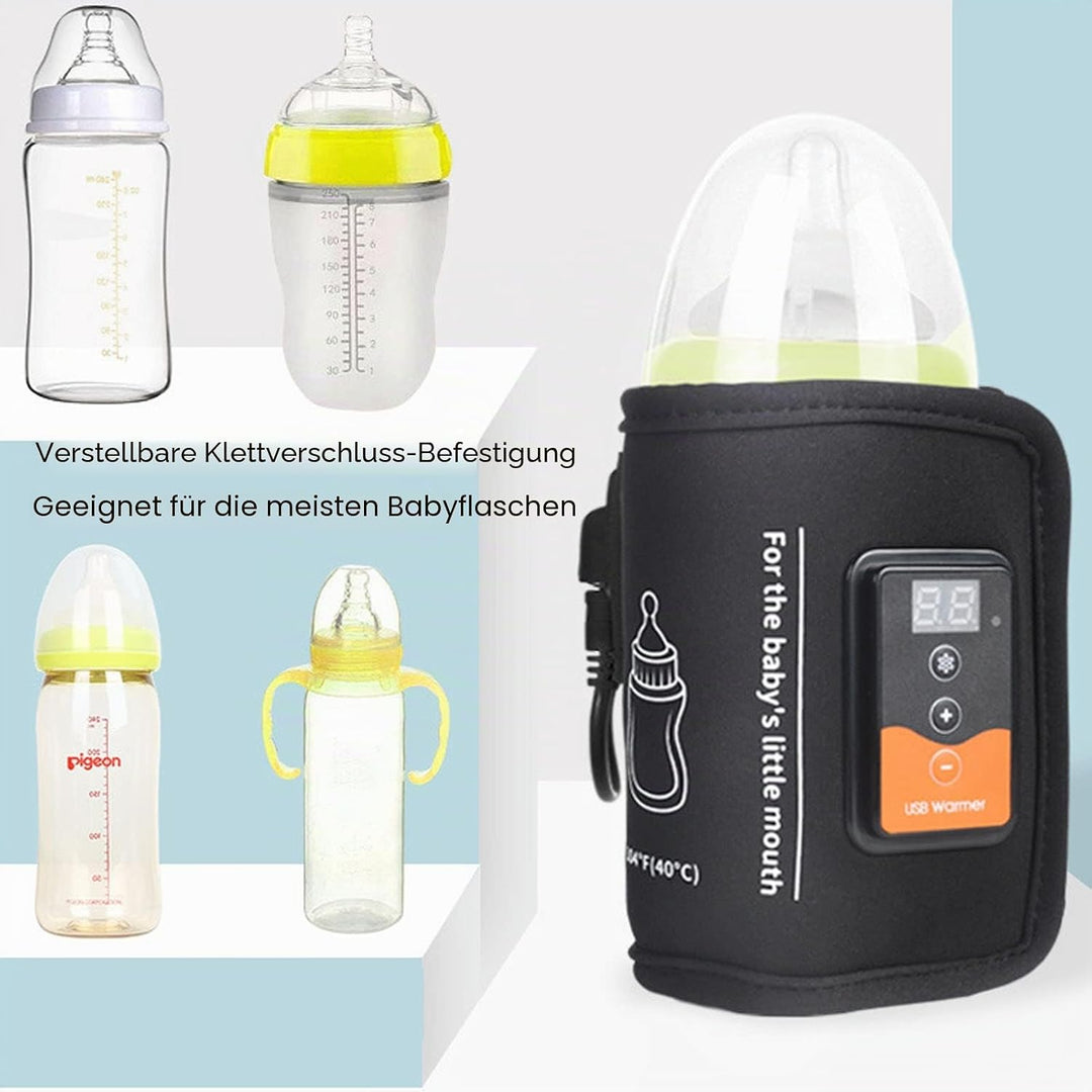 Tragbarer MilchflaschenwäRmer, Konstante Temperatur, Schnelle ErwäRmung, Schnelle ErwäRmung, USB-Mut