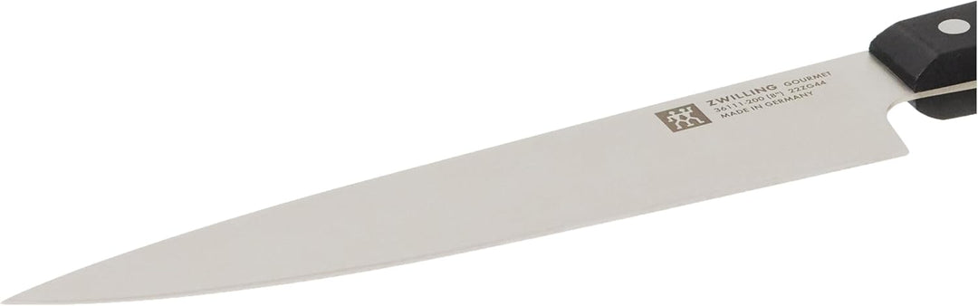 ZWILLING Gourmet Kochmesser, 20 cm, Rostfreier Spezialstahl, Ergonomischer Kunststoff-Griff, Schwarz