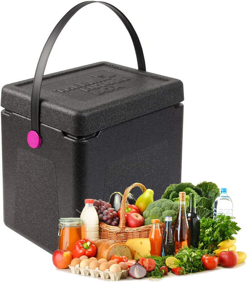Thermo Future Box | Shoppingbox Transportbox und Isolierbox | Kühlbox Thermobox Warmhaltebox mit Dec