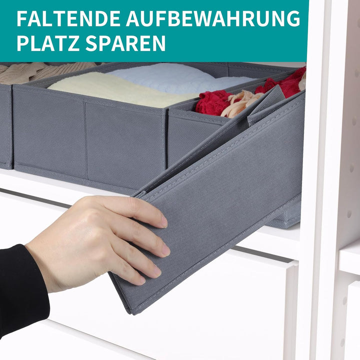 2er Set Schubladen Organizer kompatibel mit PAX Kleiderschrank 50x35 cm, Faltbar Stabil, Robuste Auf