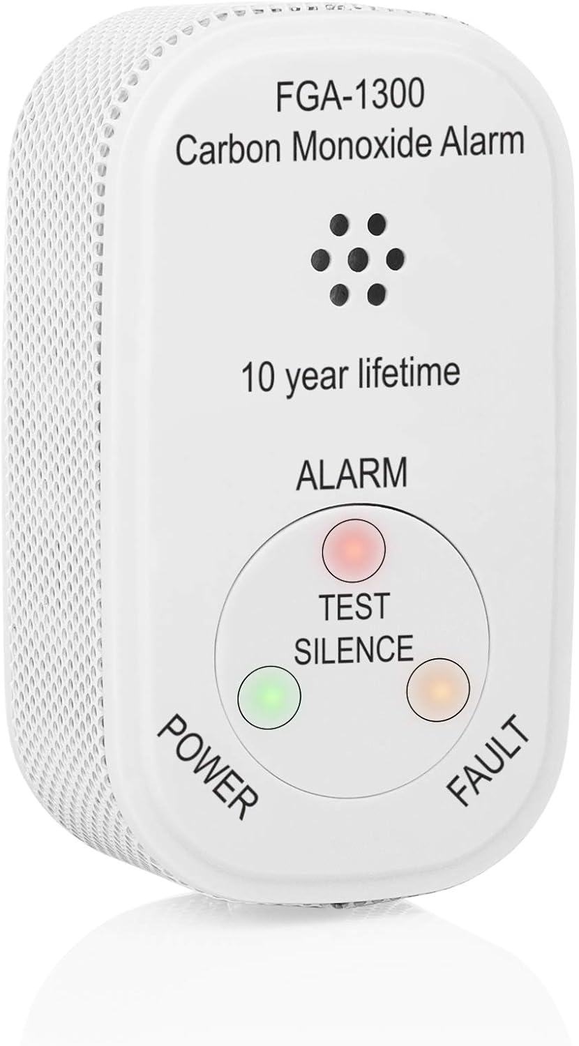 Smartwares Mini-Kohlenmonoxid-Melder inkl. 10-Jahres Batterie, CO-Gasmelder, EN 50291 Zertifiziert,