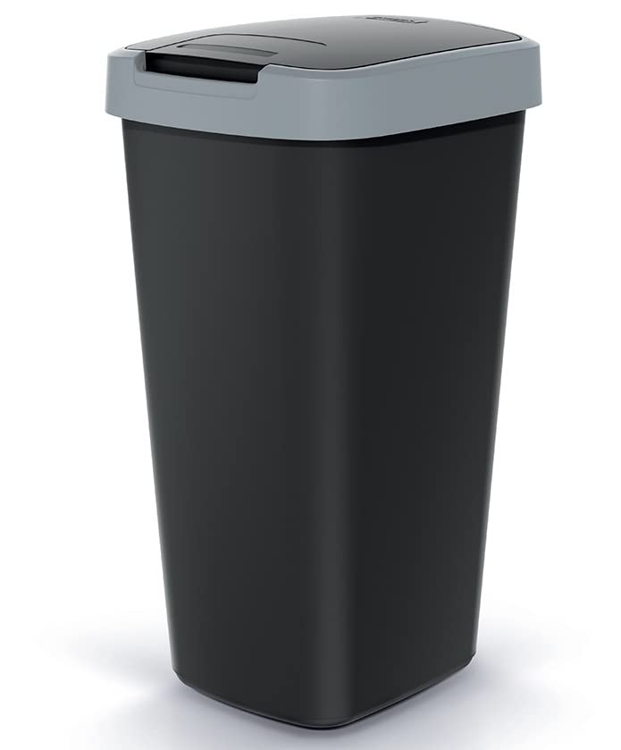 Mülleimer Müllbehälter Abfalleimer Biomülleimer mit Deckel Abfallsammler Mülltonne 53 x 29 x 26cm Pa