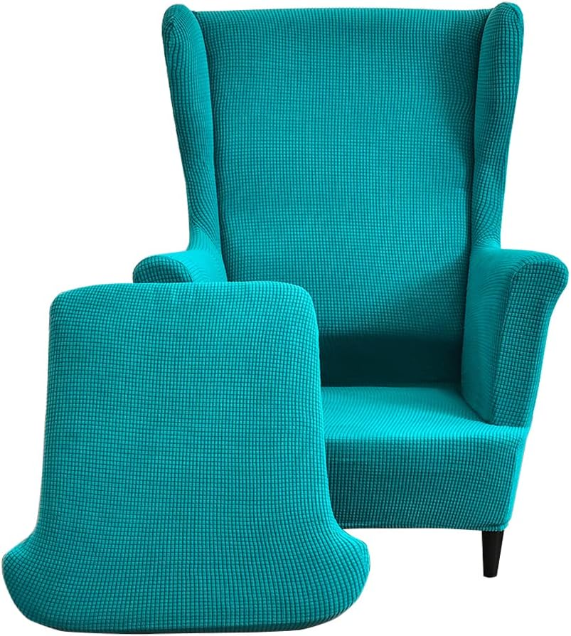 CHNSHOME Sesselhusse Ohrensessel 2 Stück Ohrensessel Bezug Elastisch Ohrensessel Überzug Bezug Sesse