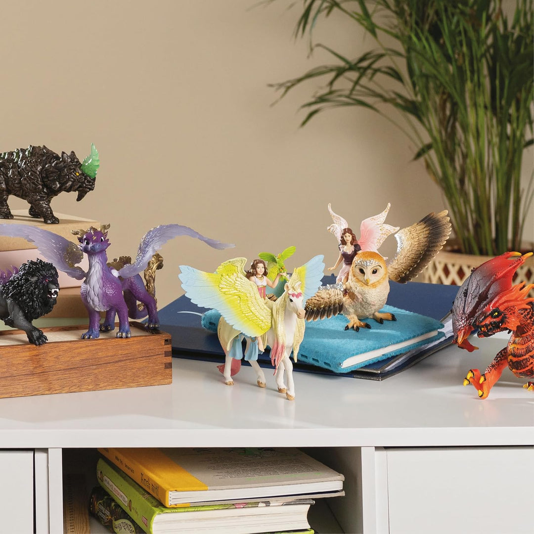Schleich bayala 70568 Fairy Feya with Pegasus unicorn Single Standardverpackung, Single Standardverp