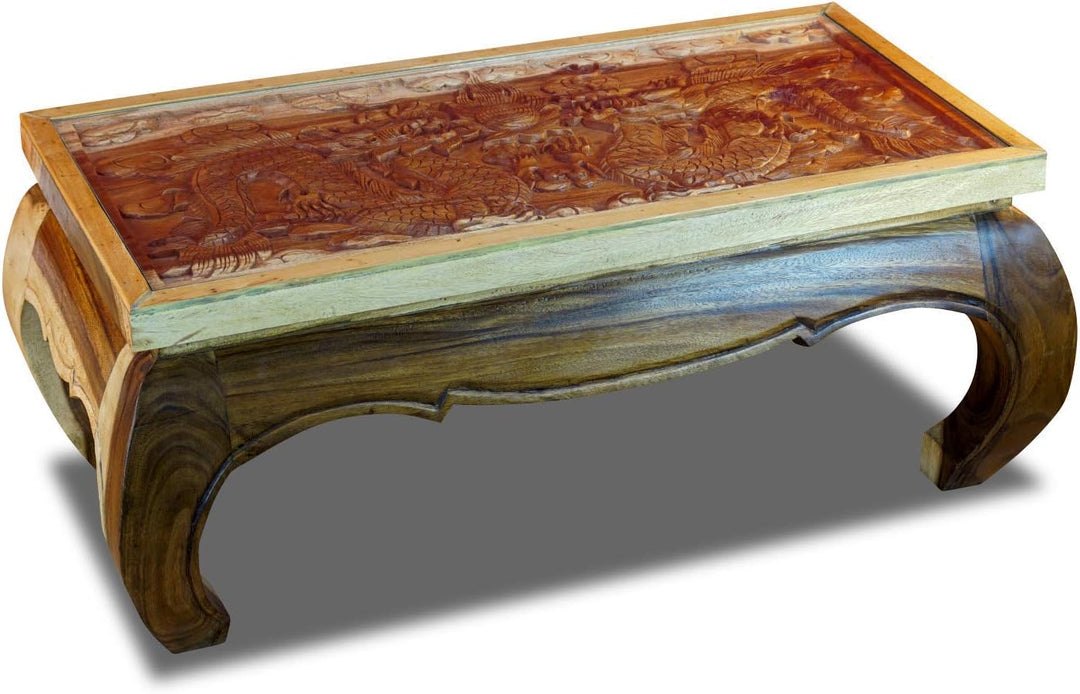 Kinaree Akazie Couchtisch KRATHONG Drache Kolonial, Drache Kolonial