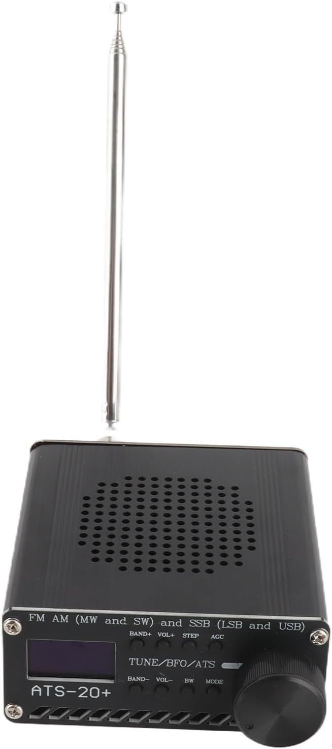ATS 20+ Vollband Funkempfänger FM AM LW SW SSB, Tragbarer Kleiner Weltband Digitalempfänger mit Hohe
