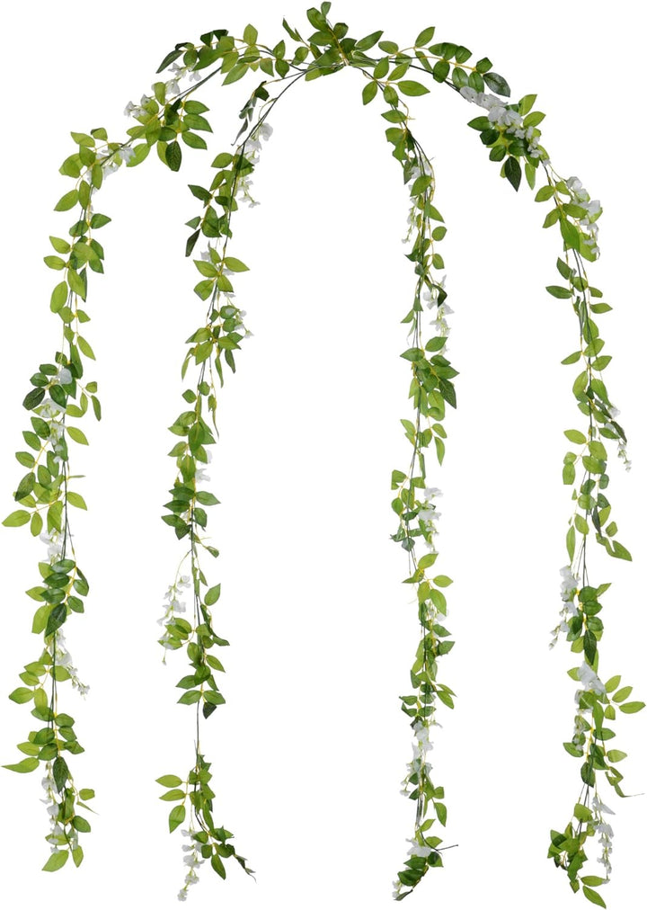Künstliche Blumen aus Seide, von Garland-Dearhouse, künstlicher Blauregen aus Reben-Rattan-Seide, hä