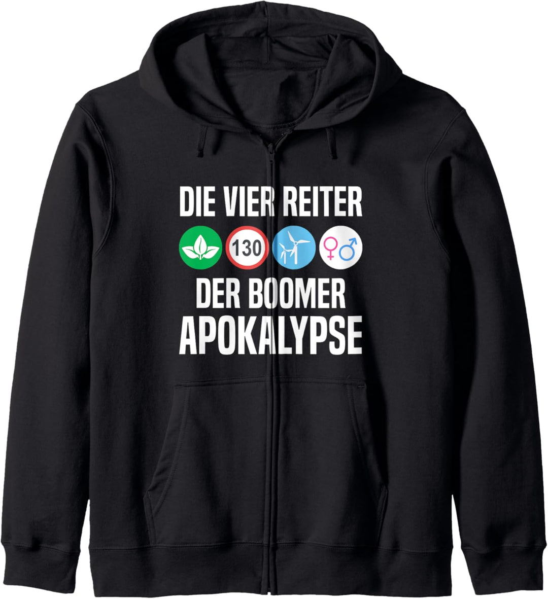 Die vier Reiter der Boomer Apokalypse Kapuzenjacke