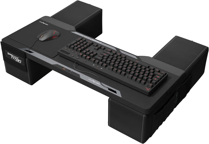 Couchmaster® CYCON² Titan Black Edition, Couch Gaming Auflage für Maus & Tastatur (für PC, PS4/5, Xb