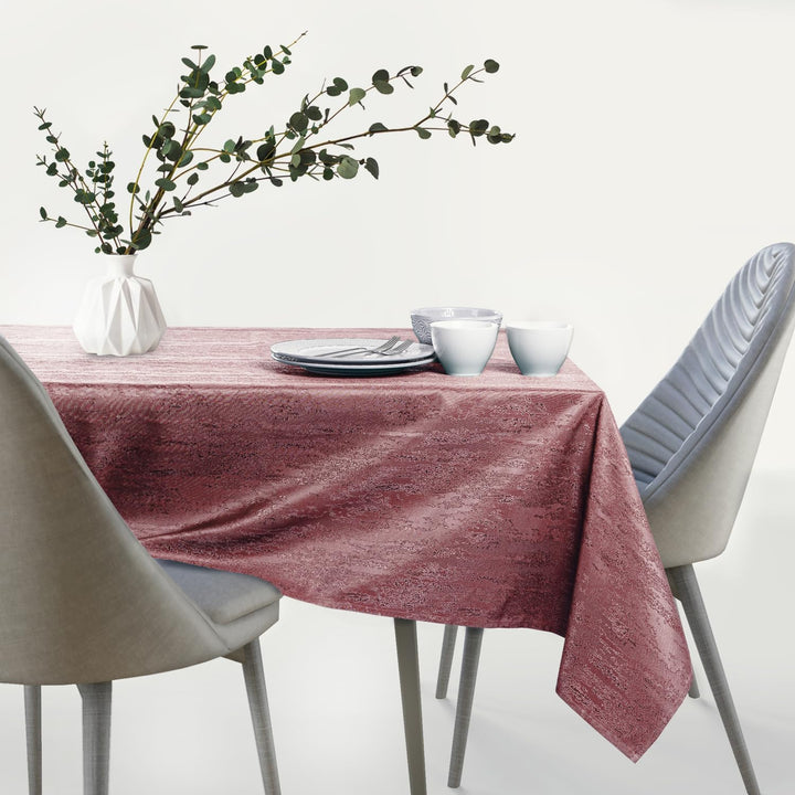 AmeliaHome Tischdecke oval 120x160 cm Tischtuch Tafeldecke Fleckschutz Lotuseffekt Abwaschbar Wasser
