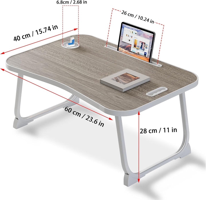 Laptop Bett Tisch, Beinen, tragbarer Frühstückstisch zum Essen, Lesen, Schreiben auf dem Bett, Sofa,