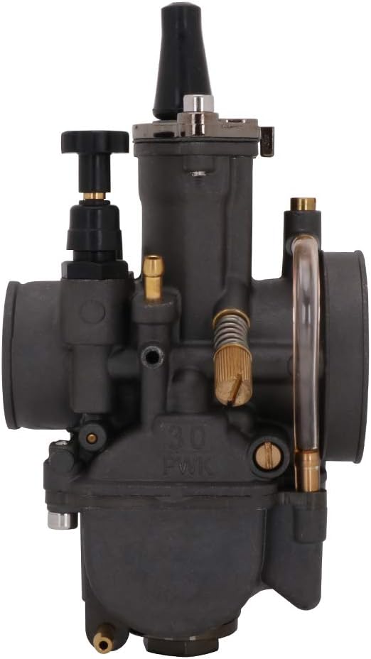 JFG RACING Motorrad PWK 30 mm Vergaser Vergaser für gy6 100cc 125cc 150cc 2T 4T – Dunkelgrau