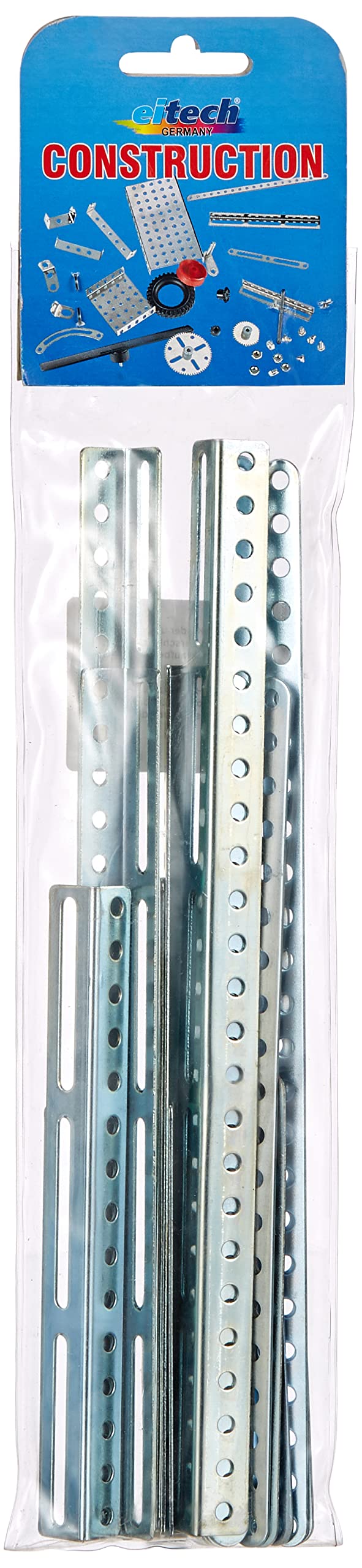 eitech 00101 Metallbaukasten Ergänzungs-Set Flachstäbe Winkelstäbe 11-25 Loch, Winkel Flachstäbe 11-