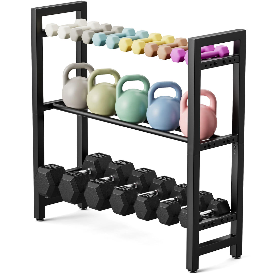 Hantelregal, Hantelständer Kurzhanteln für das Home Gym 3-stufiges, 3-stufiges