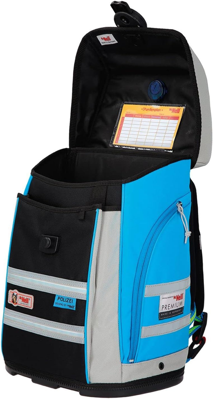 McNeill ERGO Primero McLight Schulranzen-Set 4tlg. Grau ca. 30 x 38 x 22 cm