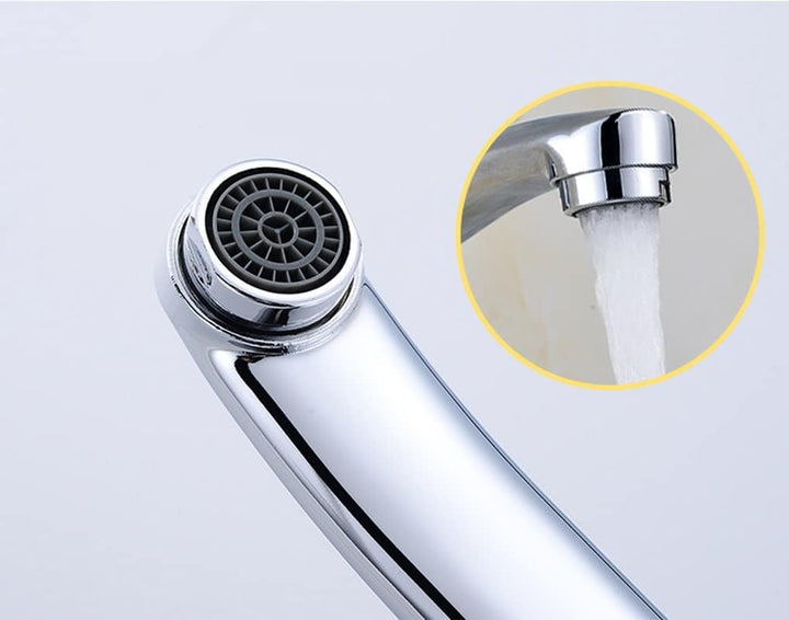 AIDE Wandmontierte Kaltwasser-Spültischarmatur, Einhebel-Messing-Wasserhahn für Küche, Garten, Outdo