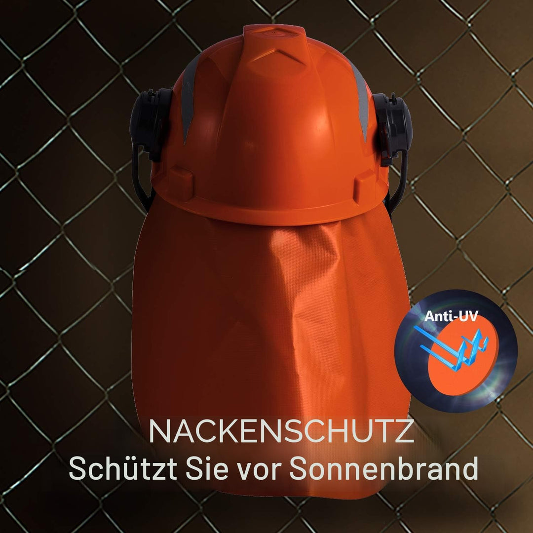 SAFEYEAR Pro Forestry Kettensägen-Schutzhelm mit verstellbaren 27SNR-Ohrenschützern, Netzvisier. M-5