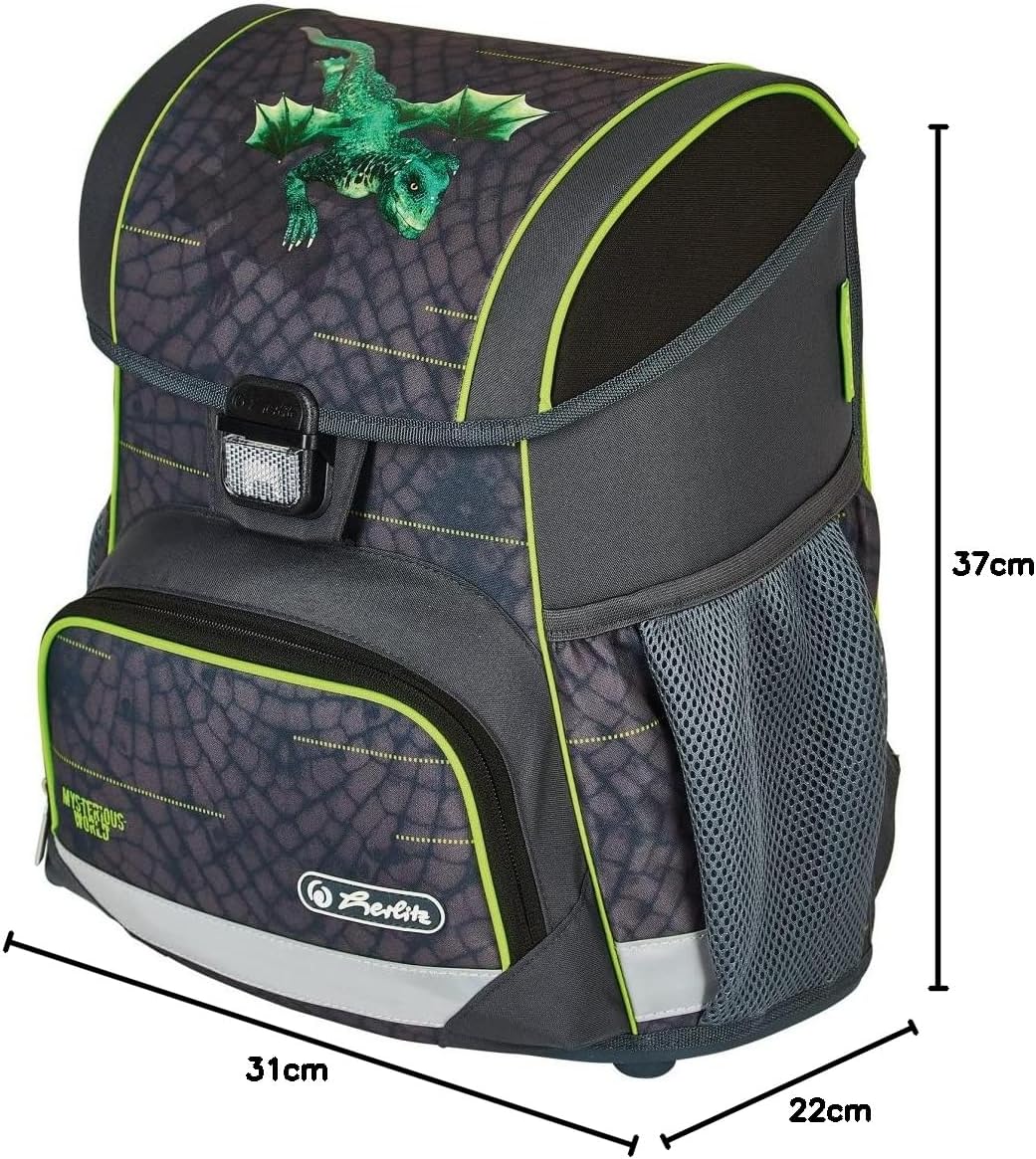 Herlitz® Schulrucksack Loop Jugend Schulranzen Rückentasche | Volumen 16L | Herren Damen Unisex Spor