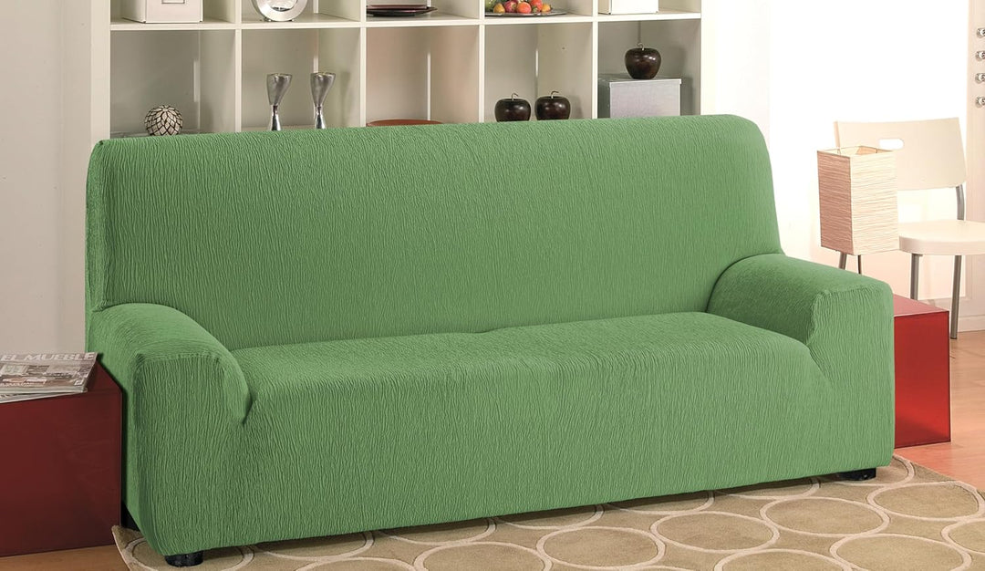 Martina Home Elastischer Sofabezug Modell Emilia 4 Plätze grün 4 Sitzer Grün, 4 Sitzer Grün