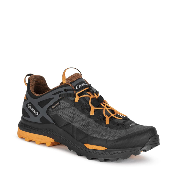 AKU Rocket DFS GTX, Wanderschuhe für Herren (Schwarz - Orange, Numeric_46)