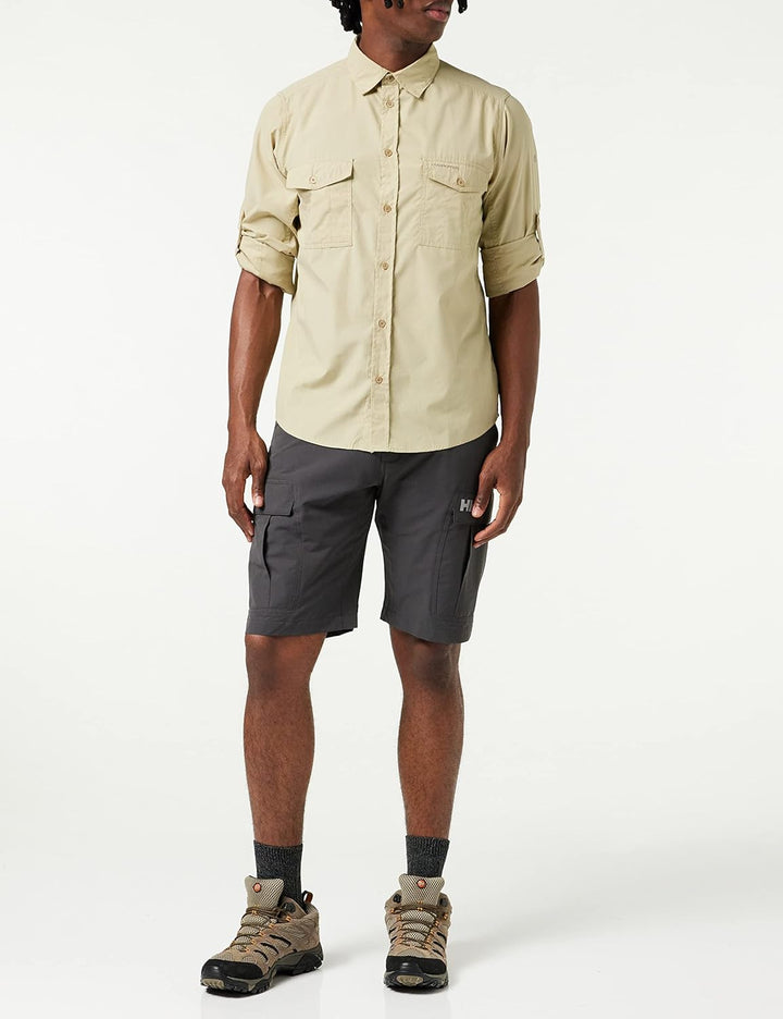 Helly Hansen Herren HH Quick-Dry Cargo Shorts 28 Ebenholz, 28 Ebenholz