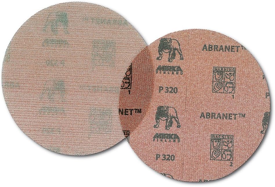 Mirka Abranet Netz-Schleifscheiben Ø 150 mm Klett / Korn P1000 / 50 Stk / zum Schleifen von Holz, Sp
