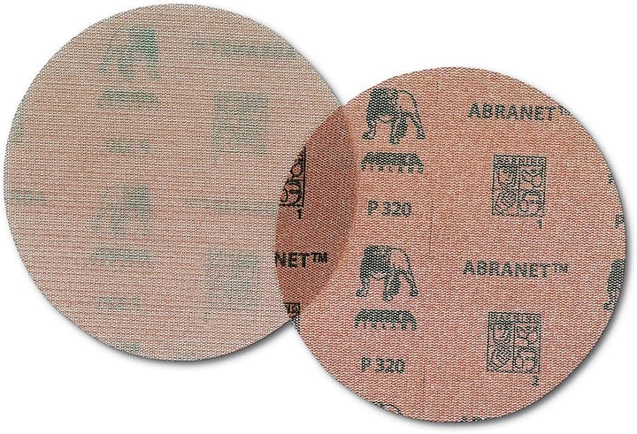 Mirka Abranet Netz-Schleifscheiben Ø 150 mm Klett / Korn P1000 / 50 Stk / zum Schleifen von Holz, Sp