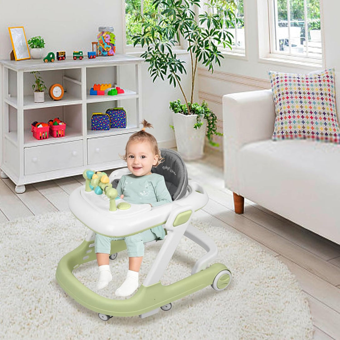 Lauflernhilfe für Babys, 2-in-1, skalierbar, fördert die Erwachung, kompakt zusammenklappbar – Spiel