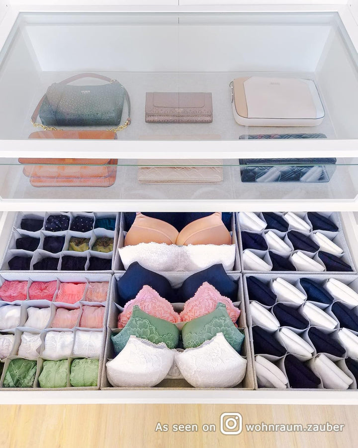 SIMPLE JOY® Schubladen Ordnungsystem Boxen für Ikea (PAX100 (72 Fächer)), PAX100 (72 Fächer)