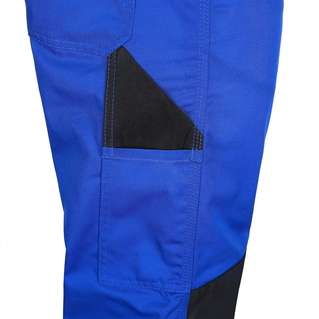 TMG | Leichte Arbeitshose für Herren, lang, ideal für Sommer, Cargohose mit Kniepolster, mit Taschen