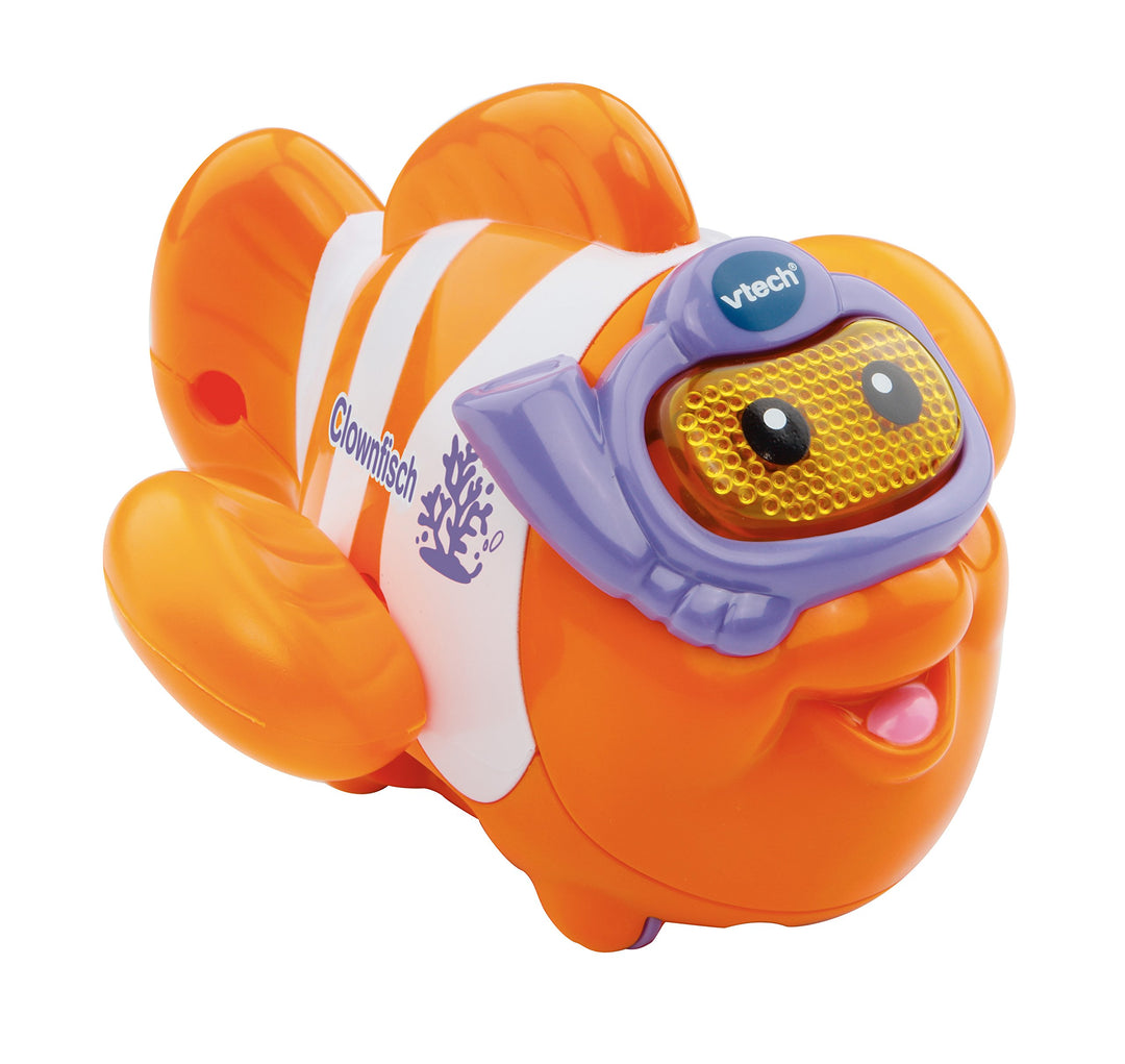 Vtech TUT TUT Baby Badewelt - Clownfisch – Interaktives Badespielzeug mit Musik, Geräuschen und Lich