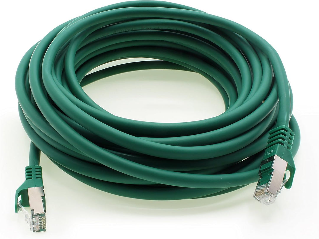 1aTTack.de 5m - grün - 5 Stück Cat7 Netzwerkkabel SFTP Patchkabel Lankabel Rohkabel 10GB/s - 500 Mhz