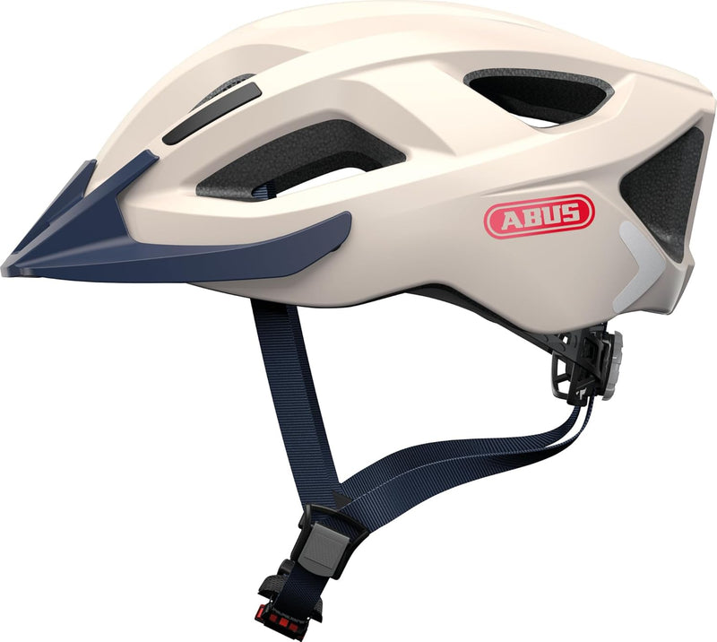 ABUS Stadthelm Aduro 2.0 - Allround-Fahrradhelm mit Licht - in sportivem Design für den Stadtverkehr