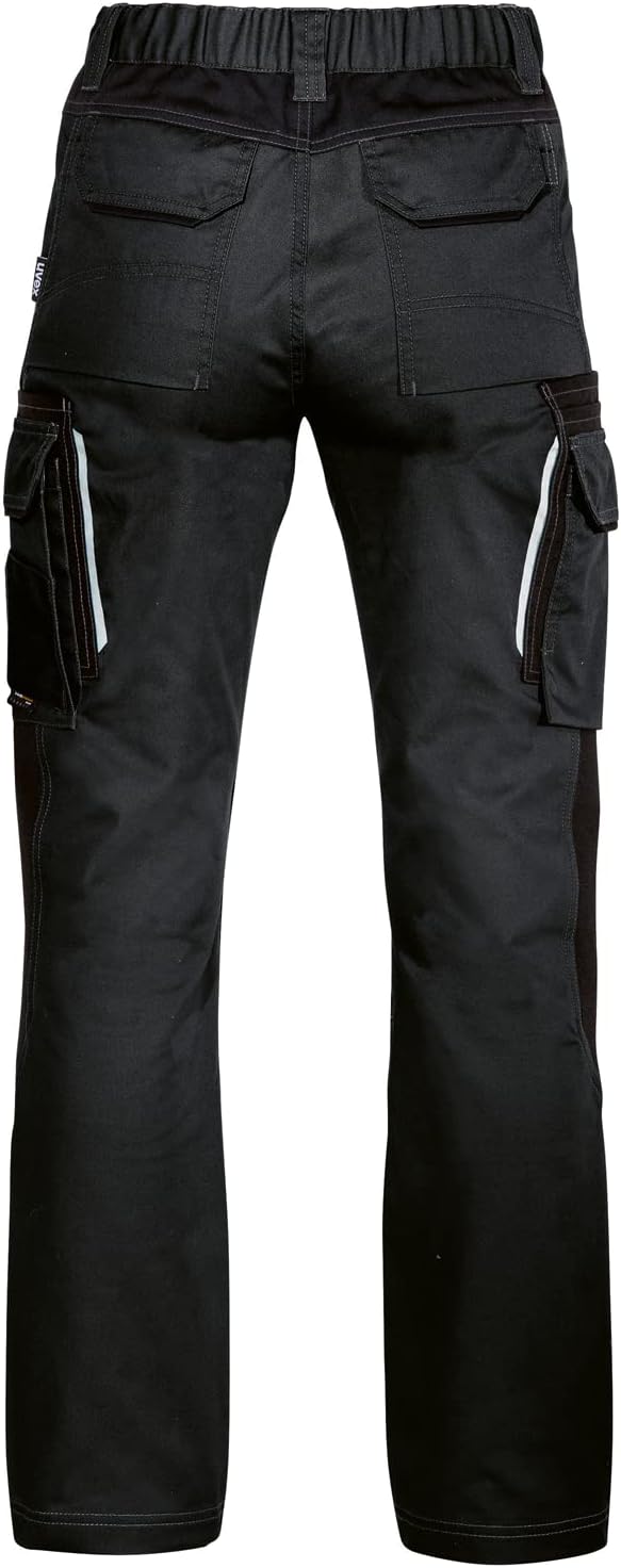 Uvex Tune-up Lange Damen-Arbeitshose - Lange Cargo-Hose mit Knietaschen 44 Schwarz, 44 Schwarz