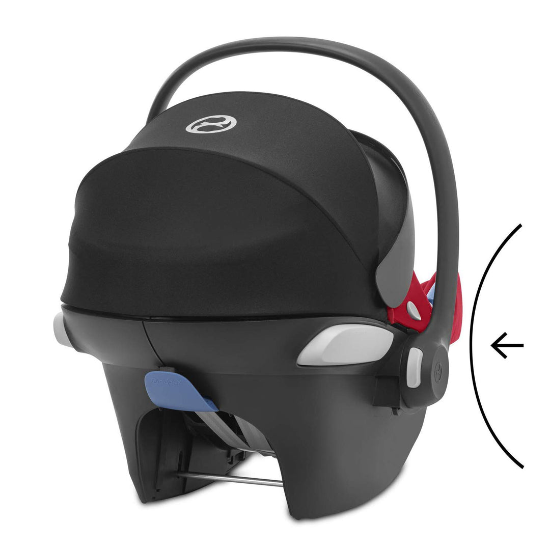 CYBEX Silver Babyschale Aton B i-Size, Inkl. Neugeboreneneinlage, Ab Geburt bis ca. 24 Monate, 45 bi