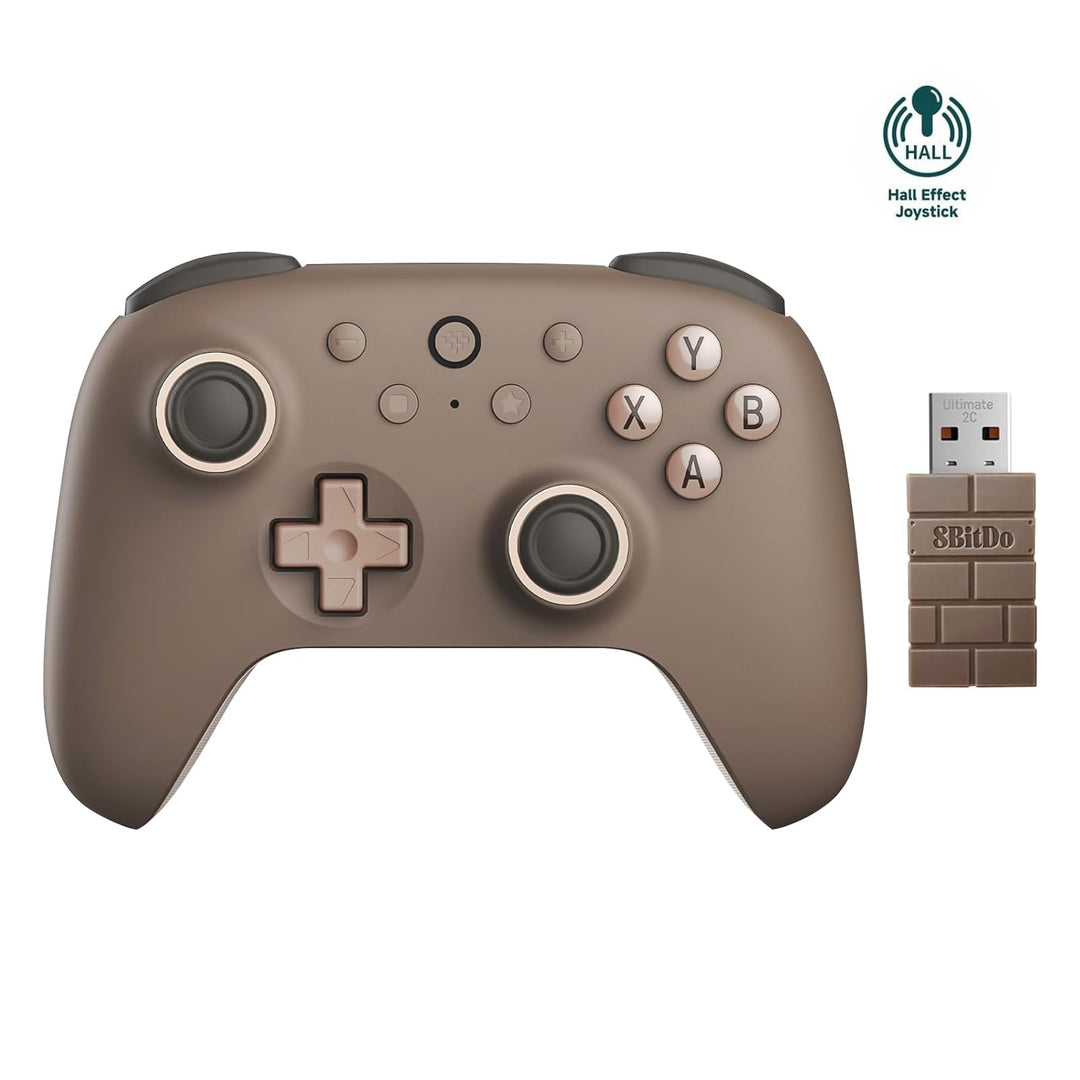 8bitdo Ultimate 2C Wireless Controller für Windows-PC und Android, mit 1000 Hz Abfragerate, Hall-Eff