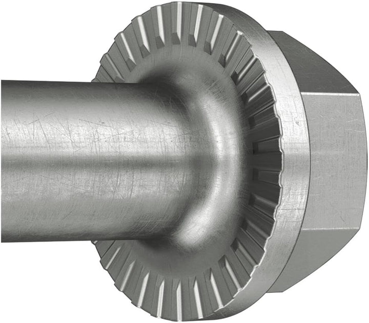 fischer UltraCut FBS II 8x100 50/35 US Sechskant aus Edelstahl, leistungsstarke Betonschraube mit ge