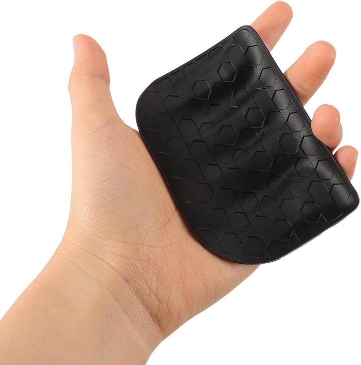 2 Stück rutschfeste Gewichthebergriffe, Silikon Schwarz