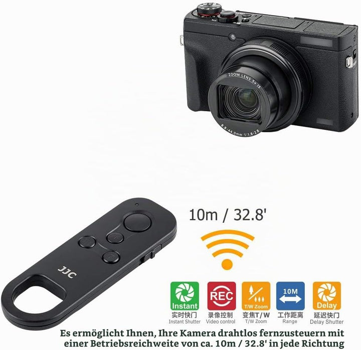 JJC BR-E1 Bluetooth Fernauslöser Fernbedienung für Canon EOS R10 R7 R6 R5 R3 R RP 90D 77D 850D 800D