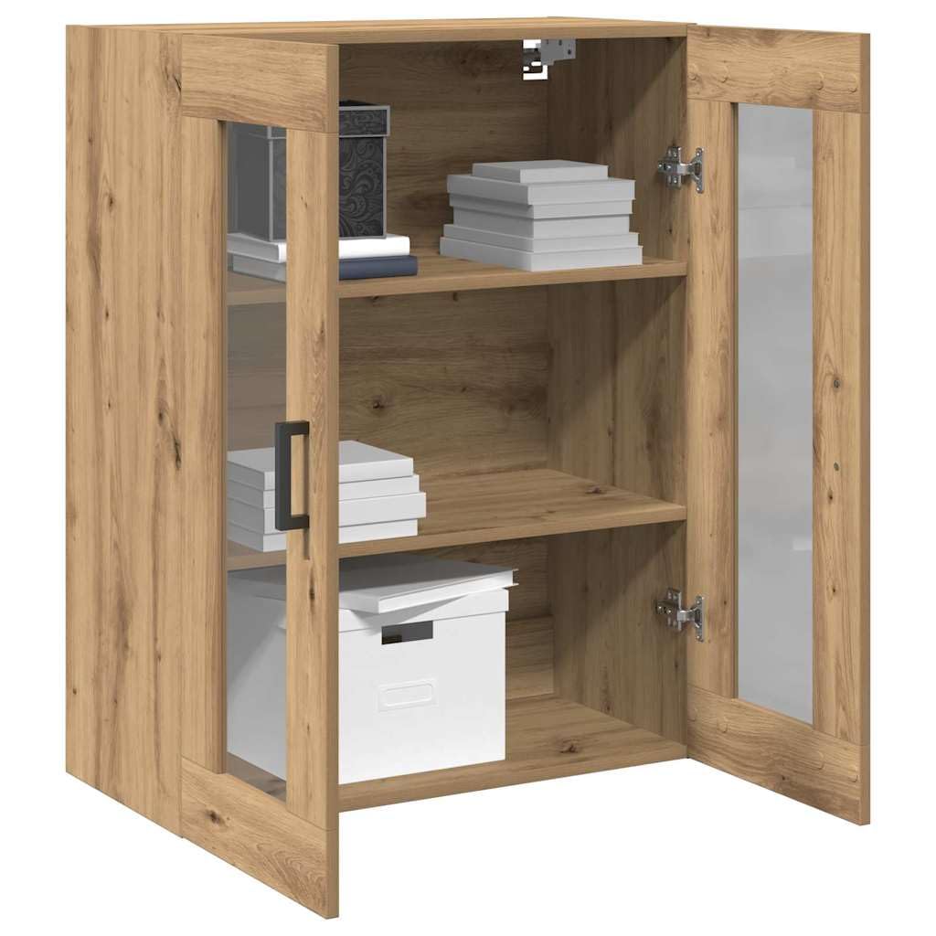 vidaXL Wandschrank Artisan-Eiche 69,5 x 34 x 90 cm Holzwerkstoff, Wohnzimmer-Schrank, rechteckige Au